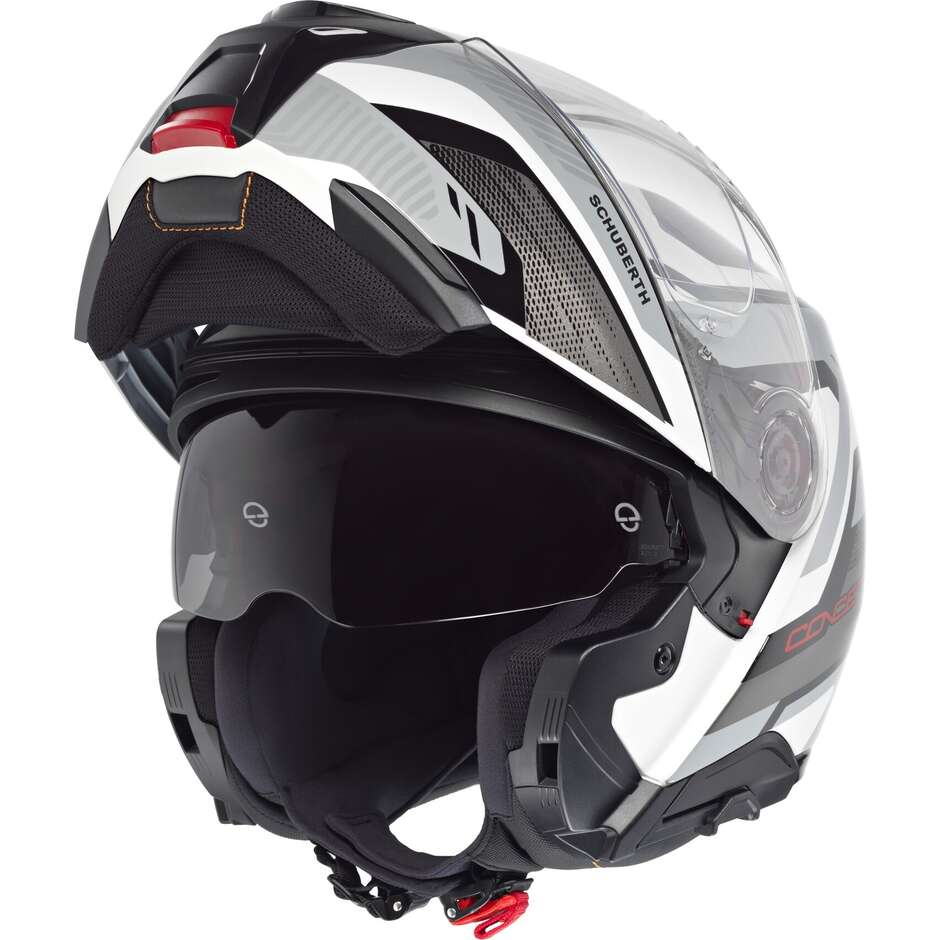Casco Moto Modulare P/J Schuberth CONCEPT KINETIC Argento