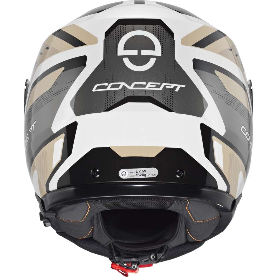 Casco Moto Modulare P/J Schuberth CONCEPT KINETIC Sabbia