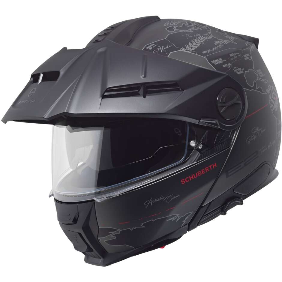 Casco Moto Modulare P/J Schuberth E2 ATLAS Antracite