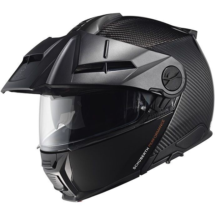 Casco Moto Modulare P/J E2 CARBON Nero taglia XL