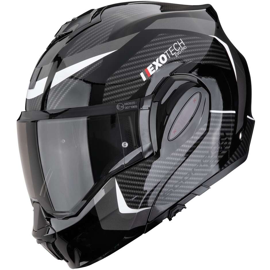 Casco Moto Modulare P/J EXO-TECH EVO PRO ACUTI Nero taglia XS