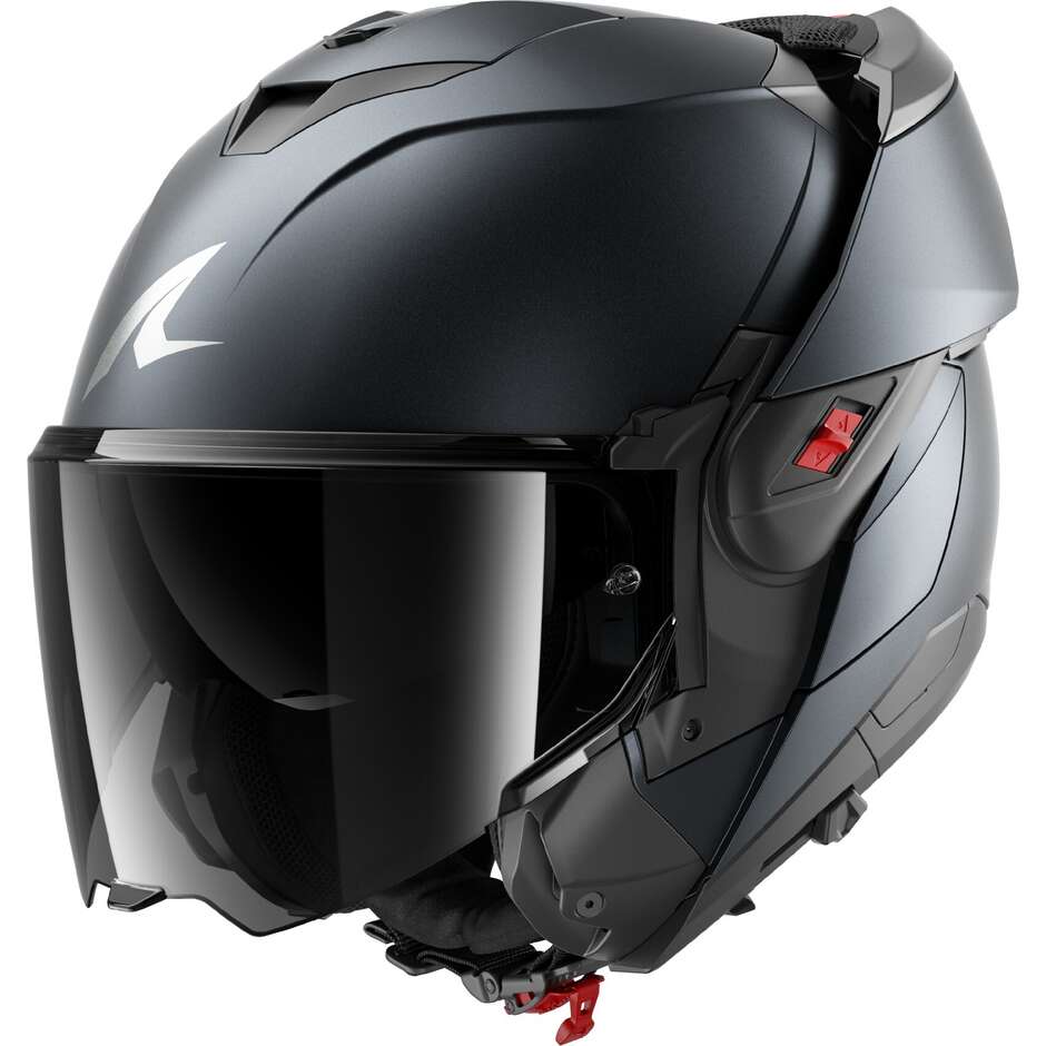 Casco Moto Modulare P/J OXO DARK SHADOW Mat Titanio Op taglia L