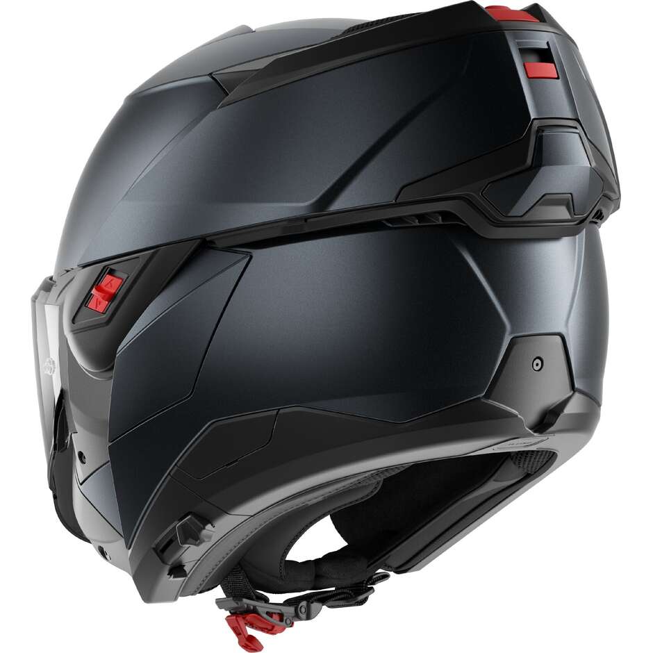 Casco Moto Modulare P/J Shark OXO DARK SHADOW Mat Titanio Opaco