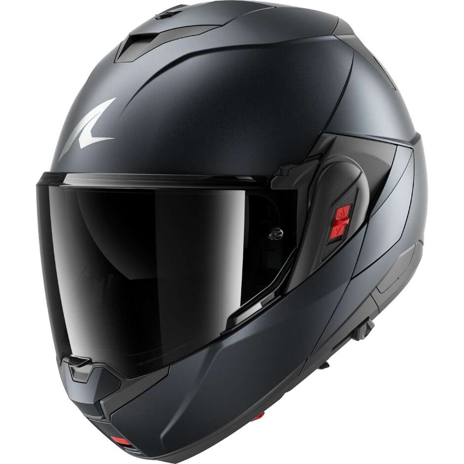 Casco Moto Modulare P/J Shark OXO DARK SHADOW Mat Titanio Opaco