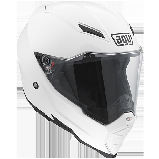 Casco moto off-road Agv AX-8 Evo Naked bianco