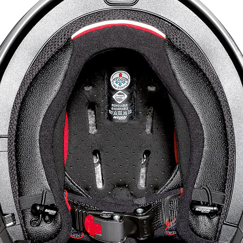 Casco Moto On-Off CrossOver Nolan N70.2x DECURIO N-Com 032 Nero Opaco Blu  Vendita Online - Outletmoto.eu