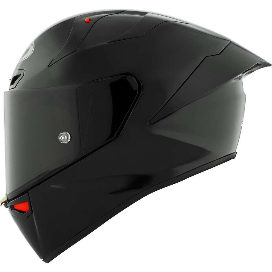 Casco Moto Racing Kyt  KX-1 RACE GP PLAIN Nero Opaco FIM