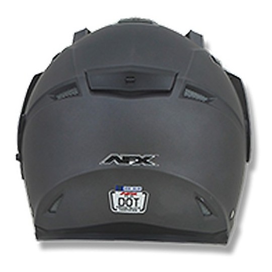 Casco Moto Scomponibile AFX FX-55 Solid Grigio Frost