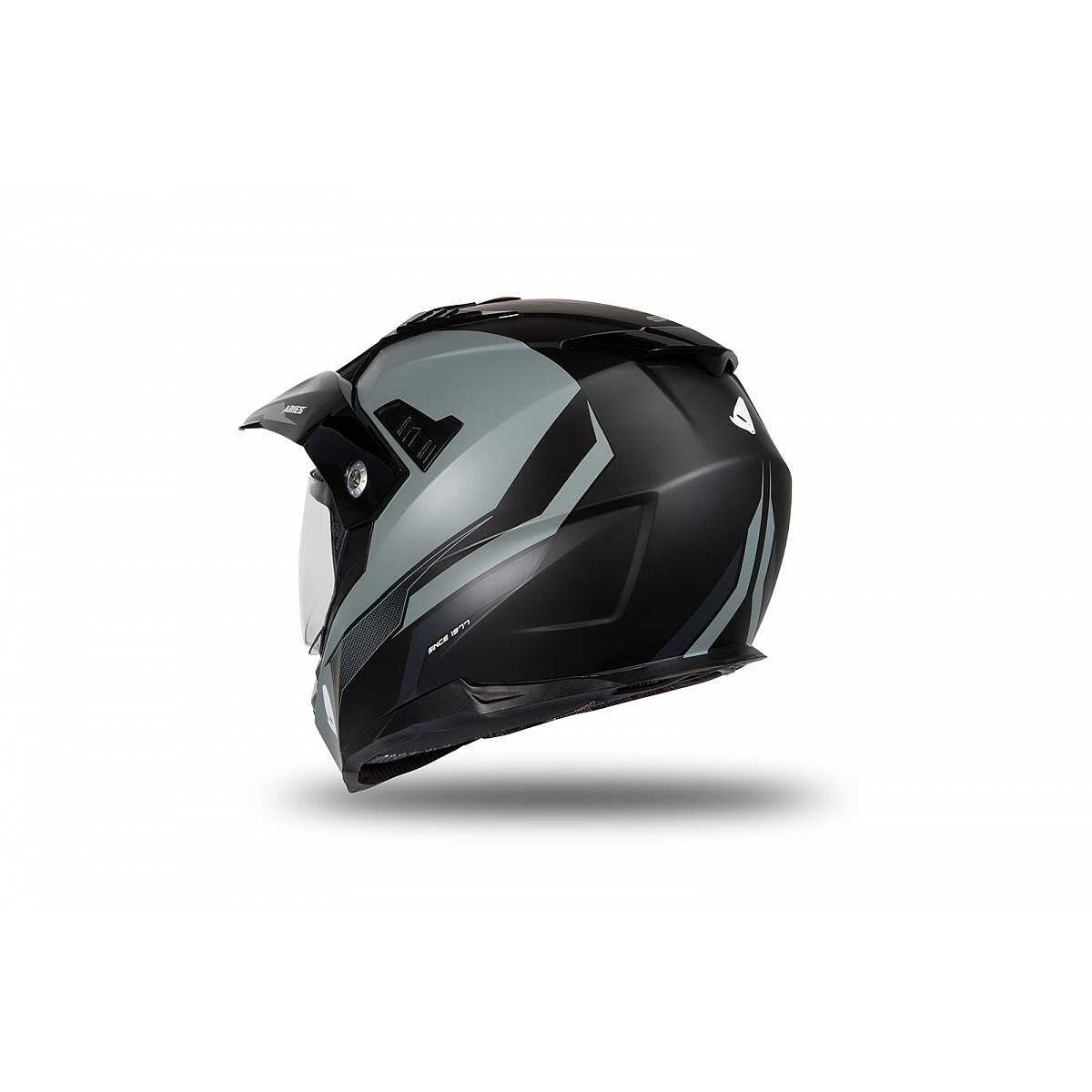 Casco Moto Jet Trial Ufo SHERATAN Grigio Vendita Online - Foto 8