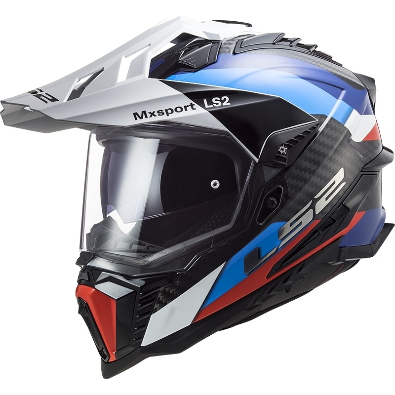 Casco Moto Turismo Off Road In Carbonio Ls Mx Explorer C Frontier