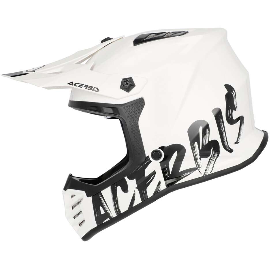 Casco Motocross Enduro Bambino Acerbis  PROFILE JUNIOR Bianco