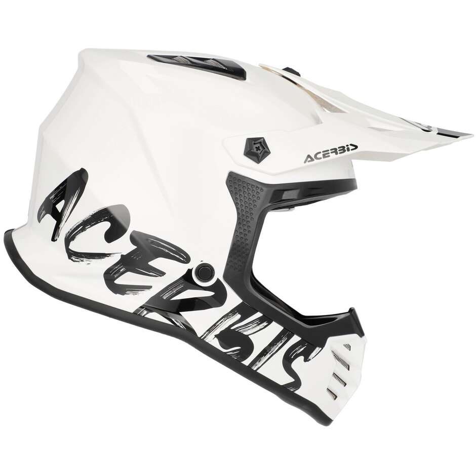 Casco Motocross Enduro Bambino Acerbis  PROFILE JUNIOR Bianco