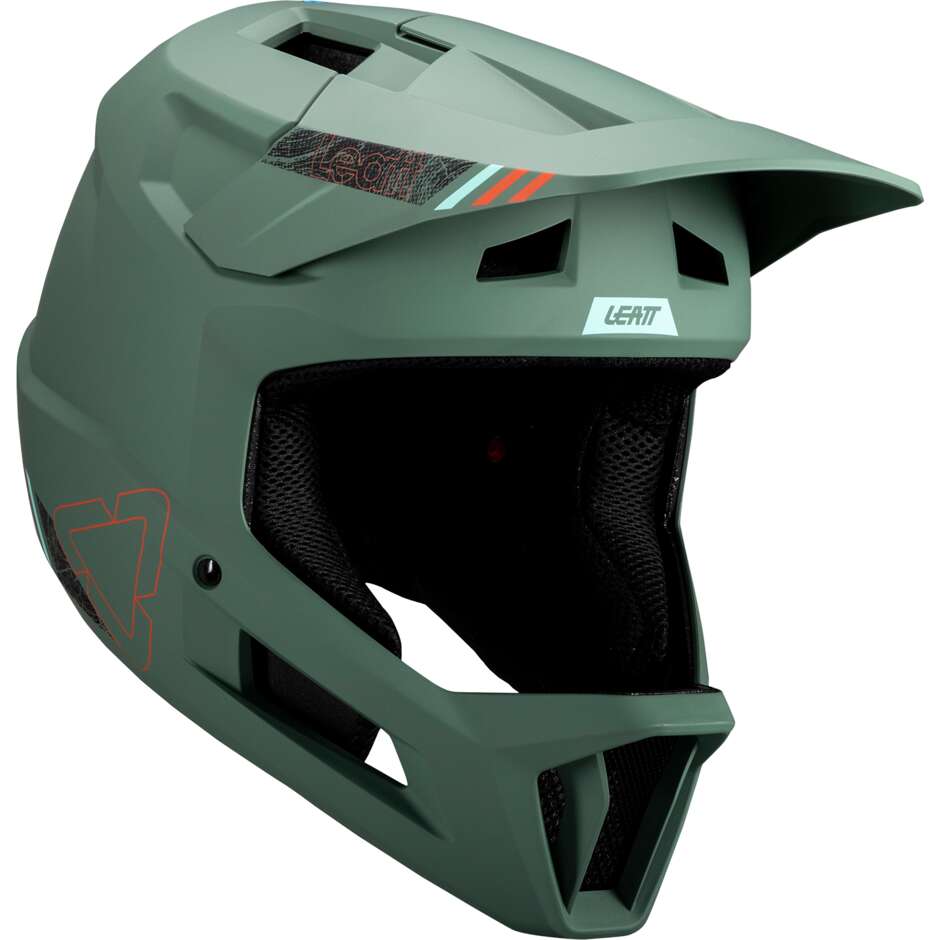 Casco Mtb Leatt GRAVITY 1.0 V25 TEAL Azzurro