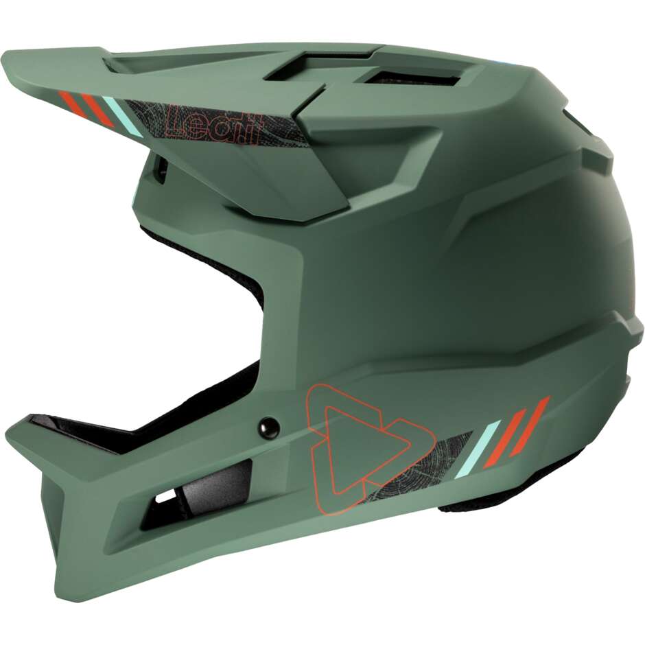 Casco Mtb Leatt GRAVITY 1.0 V25 TEAL Azzurro