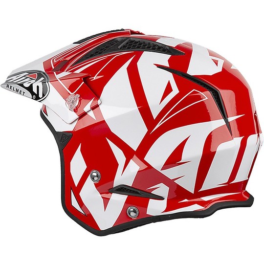 Casco On-Off Urban Jet Airoh TRR S Convert Rosso Lucido