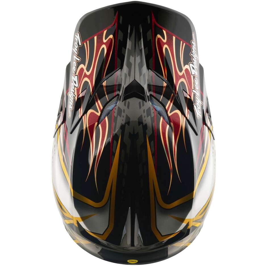 Casco Troy Lee Designs Se5 Composite-Wings Nero Grigio