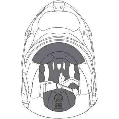 Couvercle d'aération supérieur fumé pour casque Bell ELIMINATOR