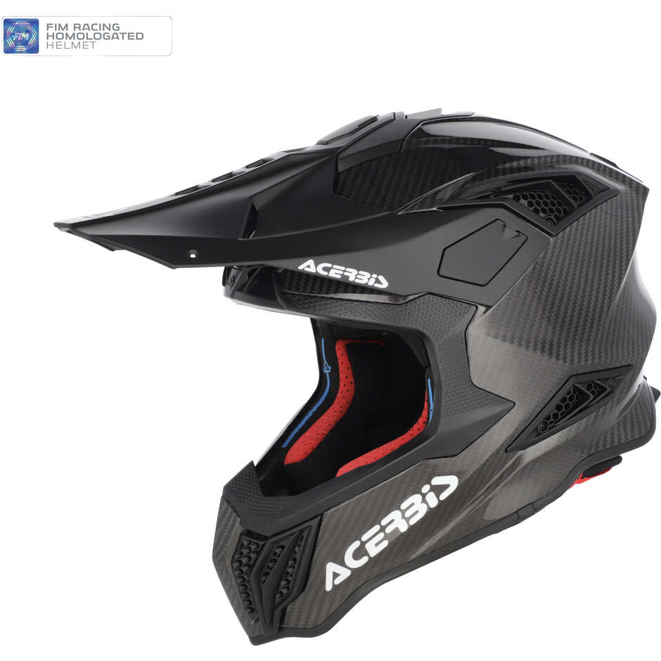 Casque ACERBIS AIRSTRIKE FIM RACING n°2 Noir