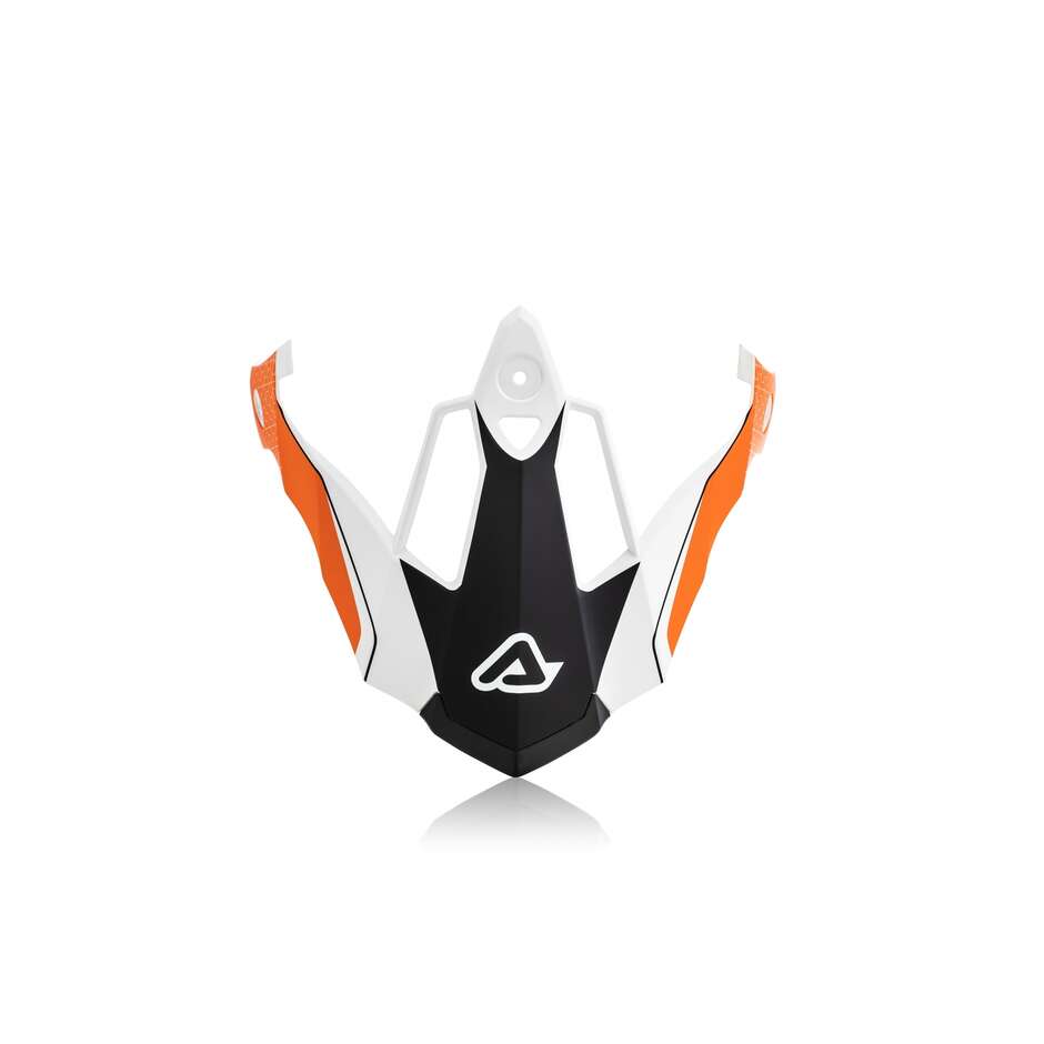 Casque Acerbis Thesis pour REACTIVE GRAFFIX Blanc Orange