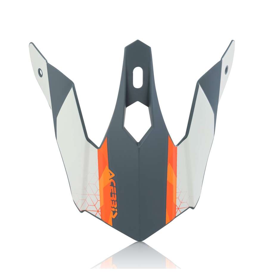 Casque Acerbis Thesis pour STEEL JUNIOR Orange Gris