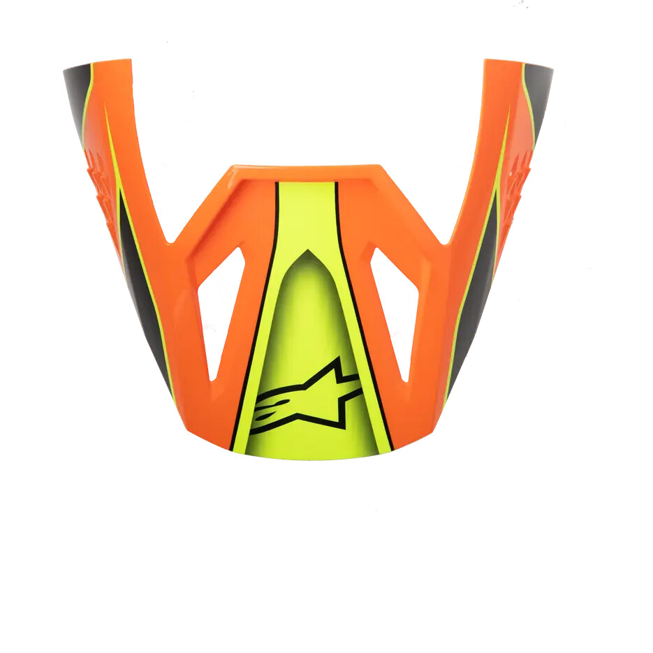Casque Alpinestars SM3 Fray Ece06 Noir Orange Jaune Fluo Gris