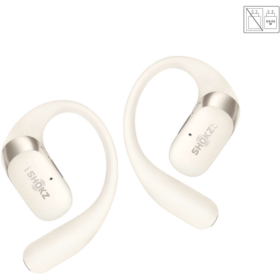 Casque Audio Conduction Osseuse Shokz Openfit 2 Beige Vente En Ligne casque-audio-conduction-osseuse-shokz-openfit-2-beige-vente-en-ligne