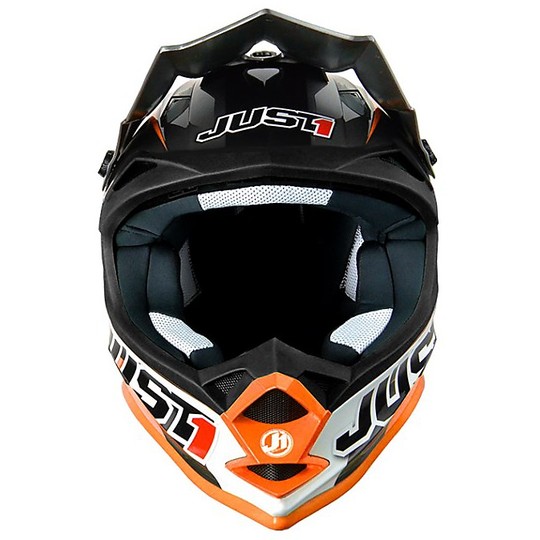 Casque Cross Enduro moto Just 1 J32 Moto X Orange