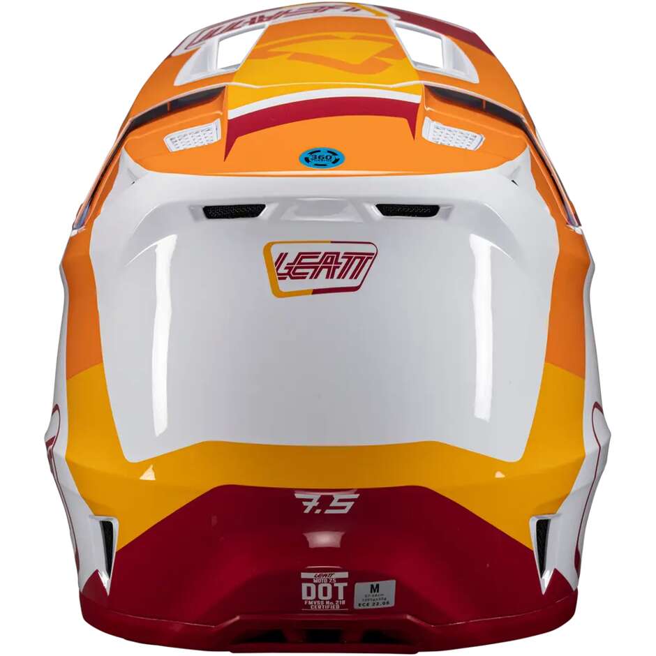 Casque cross Leatt KIT MOTO 7.5 V25 RUBY violet