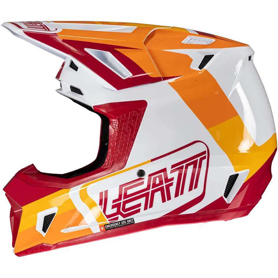 Casque cross Leatt KIT MOTO 7.5 V25 RUBY violet