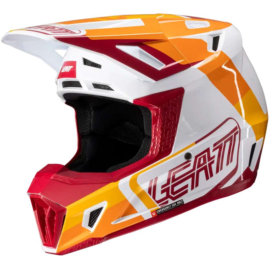 Casque cross Leatt KIT MOTO 7.5 V25 RUBY violet