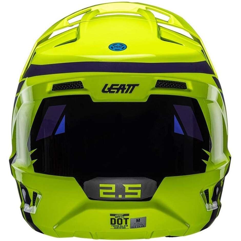 Casque cross vert Leatt 2.5 V25 ARGON