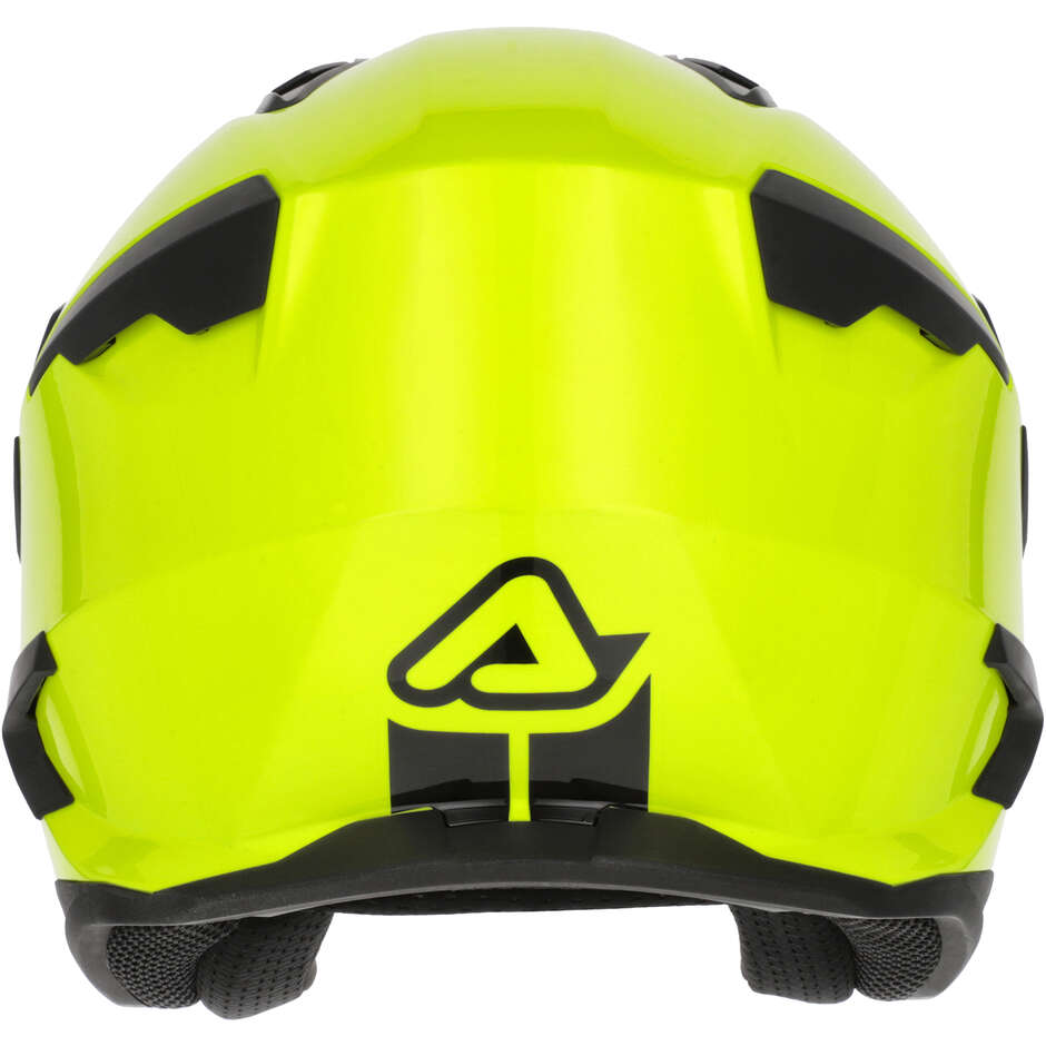 Casque de moto Acerbis ARIA EVO Jet Jaune fluo