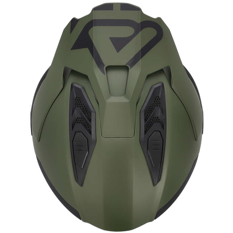 Casque de moto Acerbis ARIA EVO Jet Vert militaire