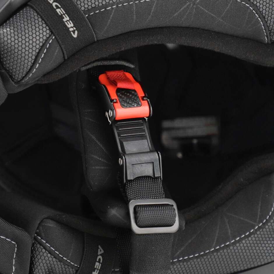 Casque de moto Acerbis Assault Mono Adventure vert militaire