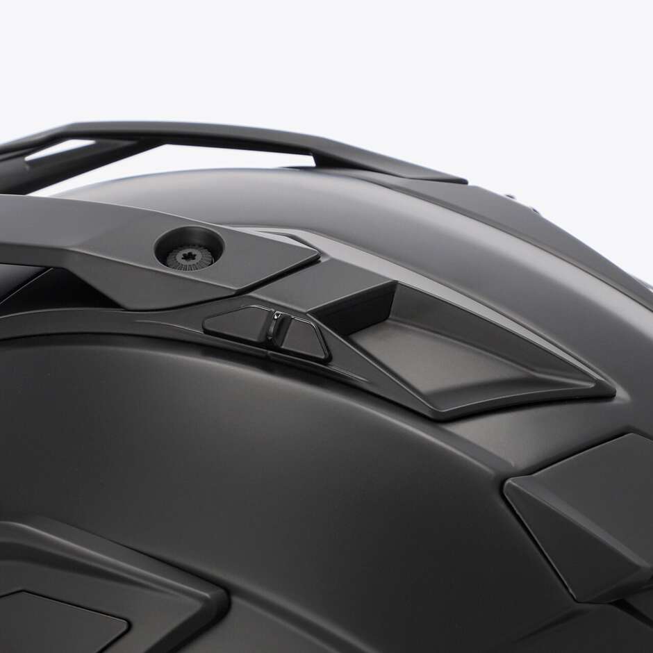 Casque de moto Acerbis Attack Mono Adventure noir mat