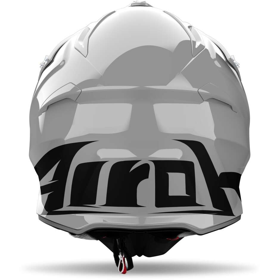 Casque de moto Airoh AVIATOR ACE 2 COLOR gris brillant ciment Cross Enduro