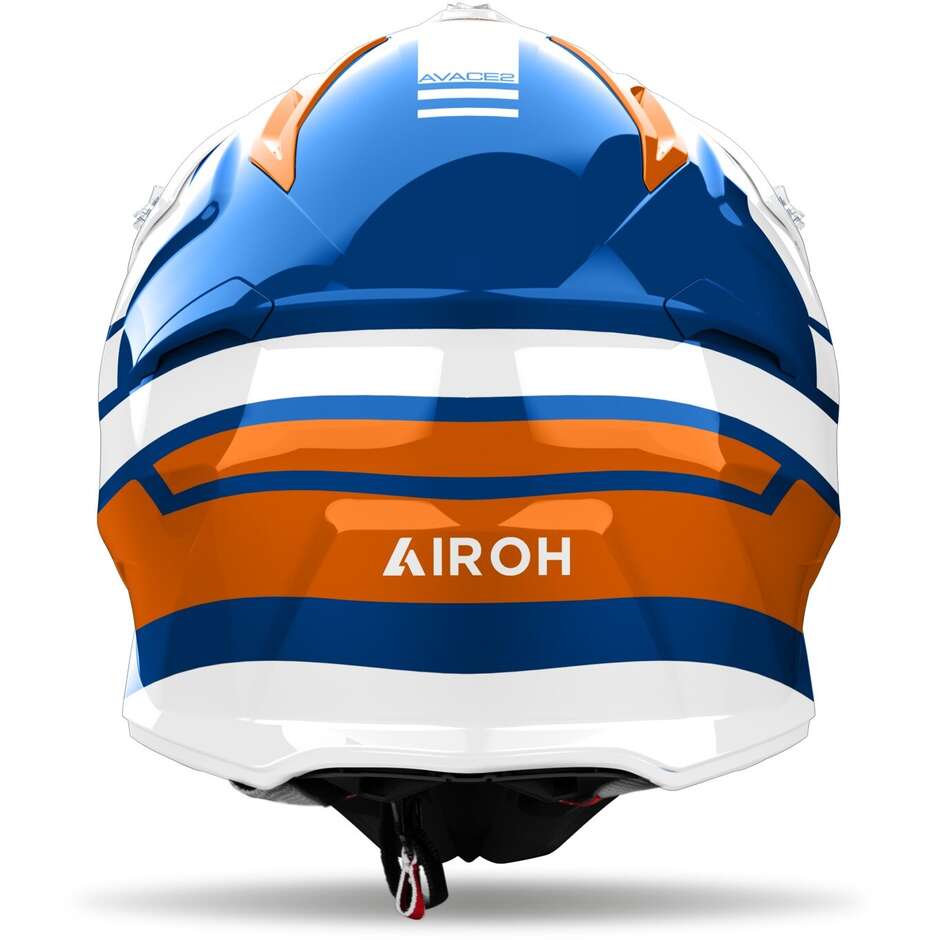 Casque de moto Airoh AVIATOR ACE 2 SAKE Orange brillant Cross Enduro
