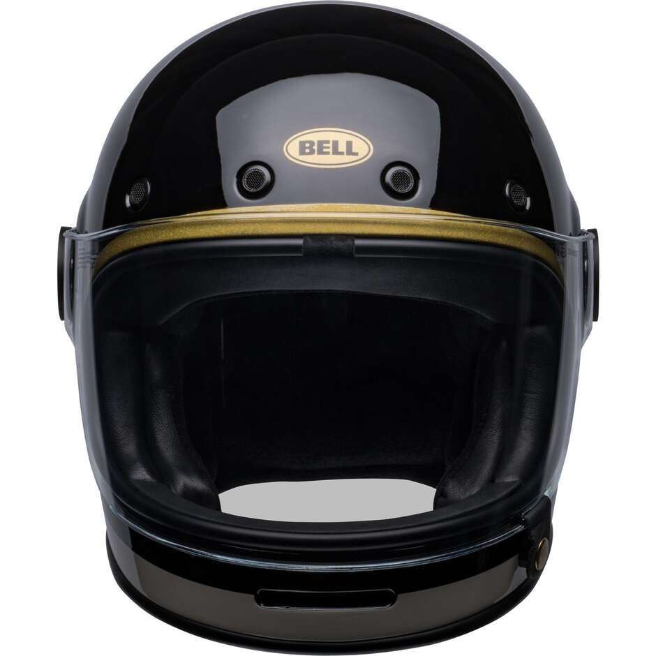 Casque de moto Bell BULLIT ATWYLD Custom Integral Noir Or