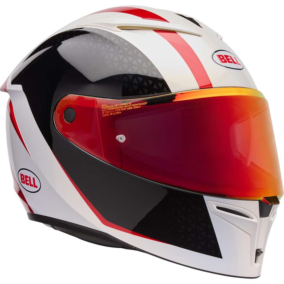 Casque de moto Bell LITHIUM MIPS PLUS BLIP Blanc Noir
