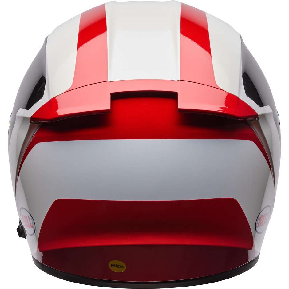 Casque de moto Bell LITHIUM MIPS PLUS BLIP Blanc Noir
