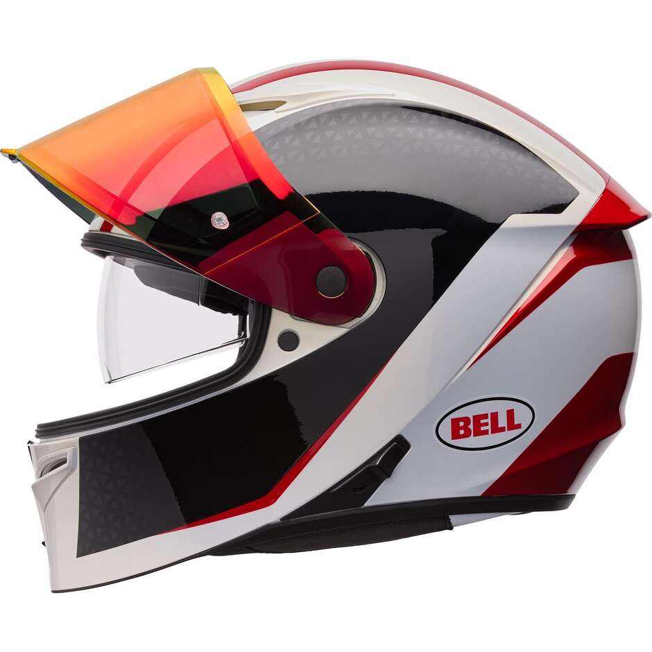 Casque de moto Bell LITHIUM MIPS PLUS BLIP Blanc Noir