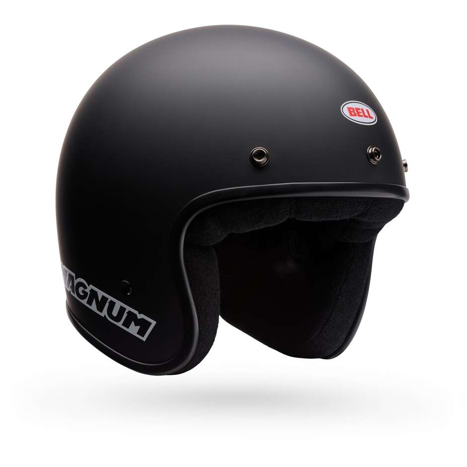 Casque de moto Bell MAGNUM Solid Matte Black Cafe Racer
