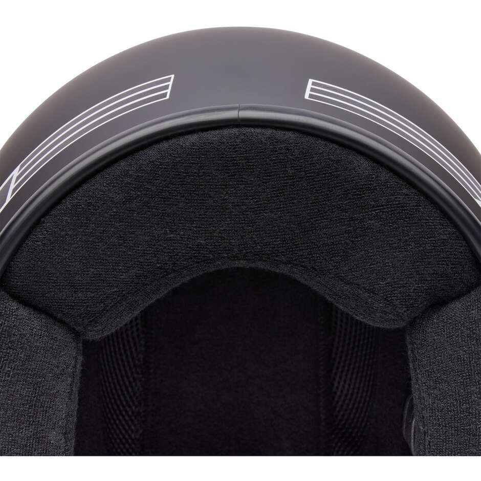 Casque de moto Bell MAGNUM Solid Matte Black Cafe Racer
