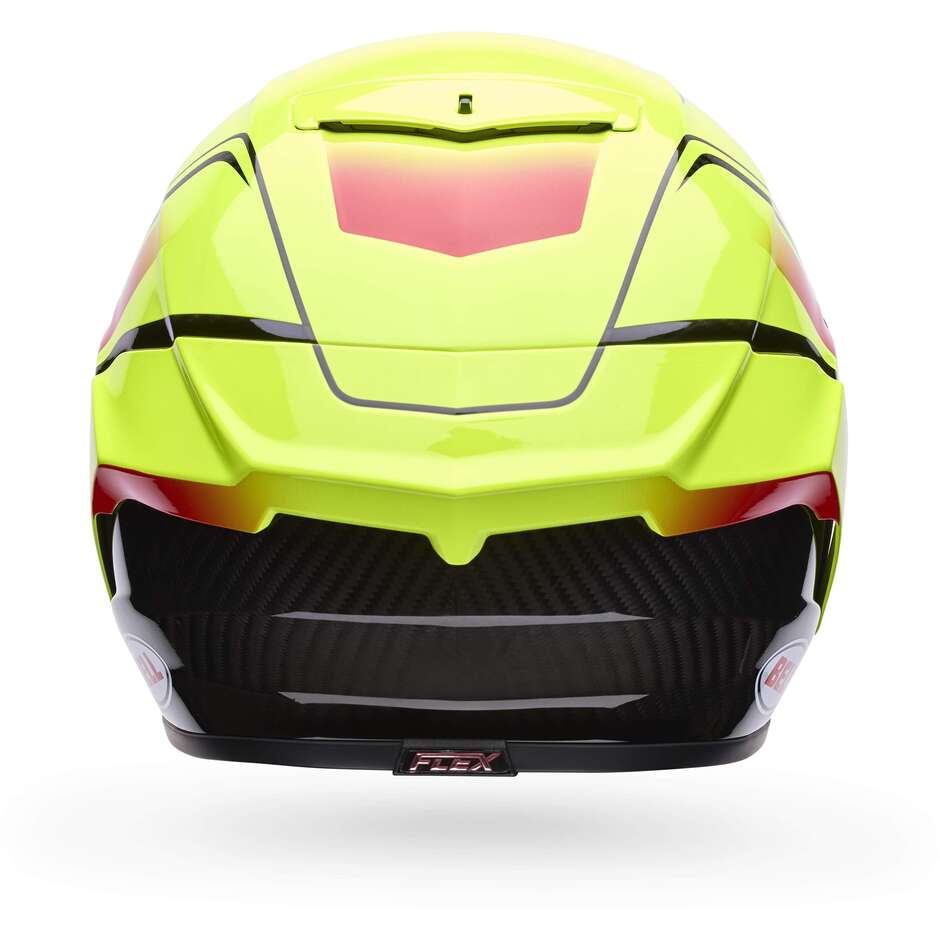 Casque de moto Bell Race Star Flex DLX GRID jaune