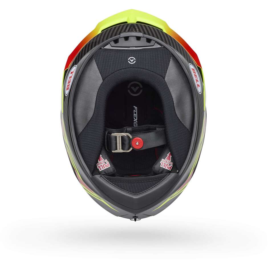 Casque de moto Bell Race Star Flex DLX GRID jaune
