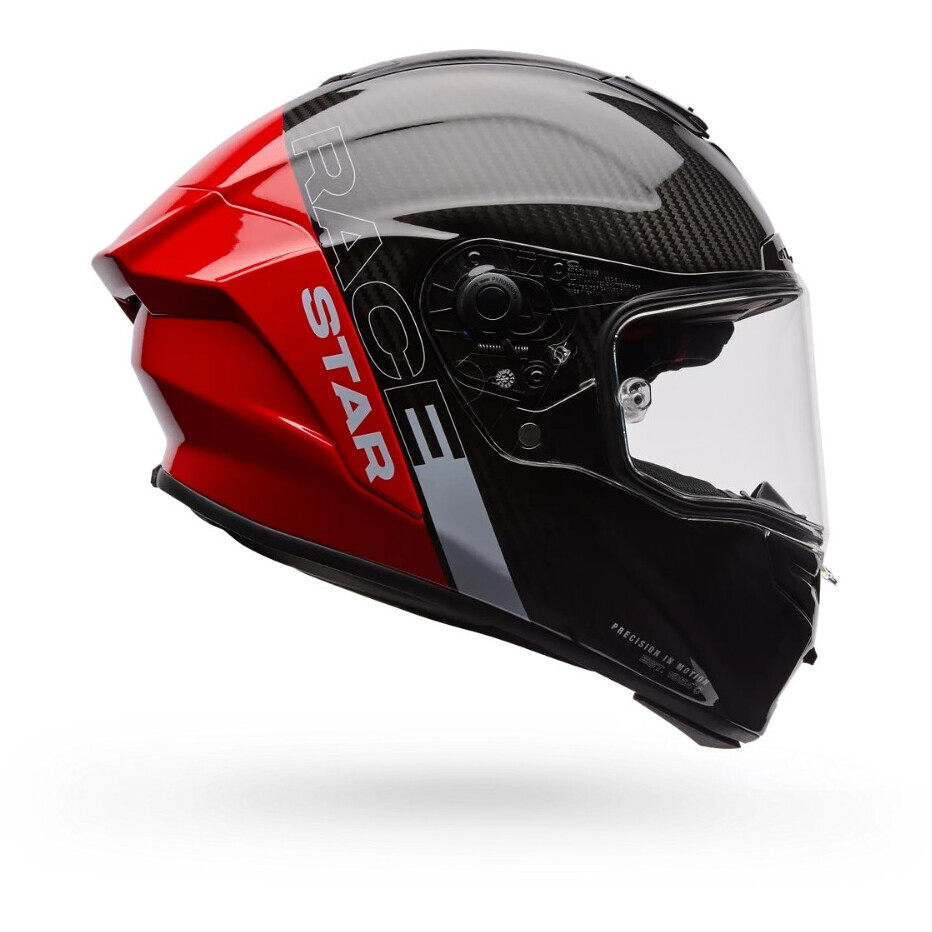Casque de moto Bell Race Star Flex DLX STRIKE rouge