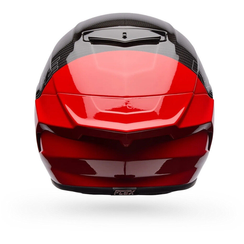 Casque de moto Bell Race Star Flex DLX STRIKE rouge