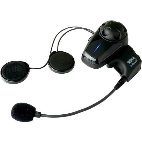 Casque de moto Bluetooth Intercom Sena SMH-10 Kit de microphone à casque unique