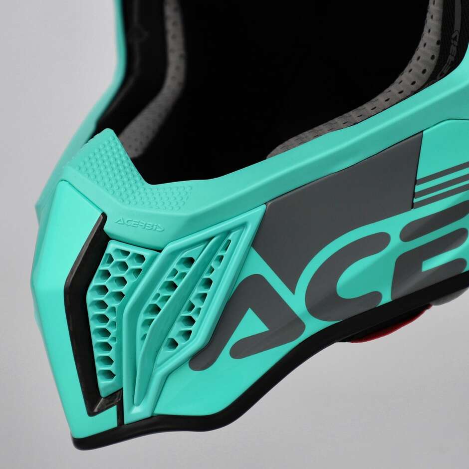 Casque de moto cross-enduro Acerbis AIRSTRIKE-C Turquoise