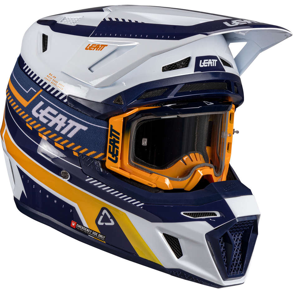 Casque de moto Cross Enduro KIT 8.5 - V26 Leatt Orange